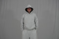 Leopard Hoodie GREY