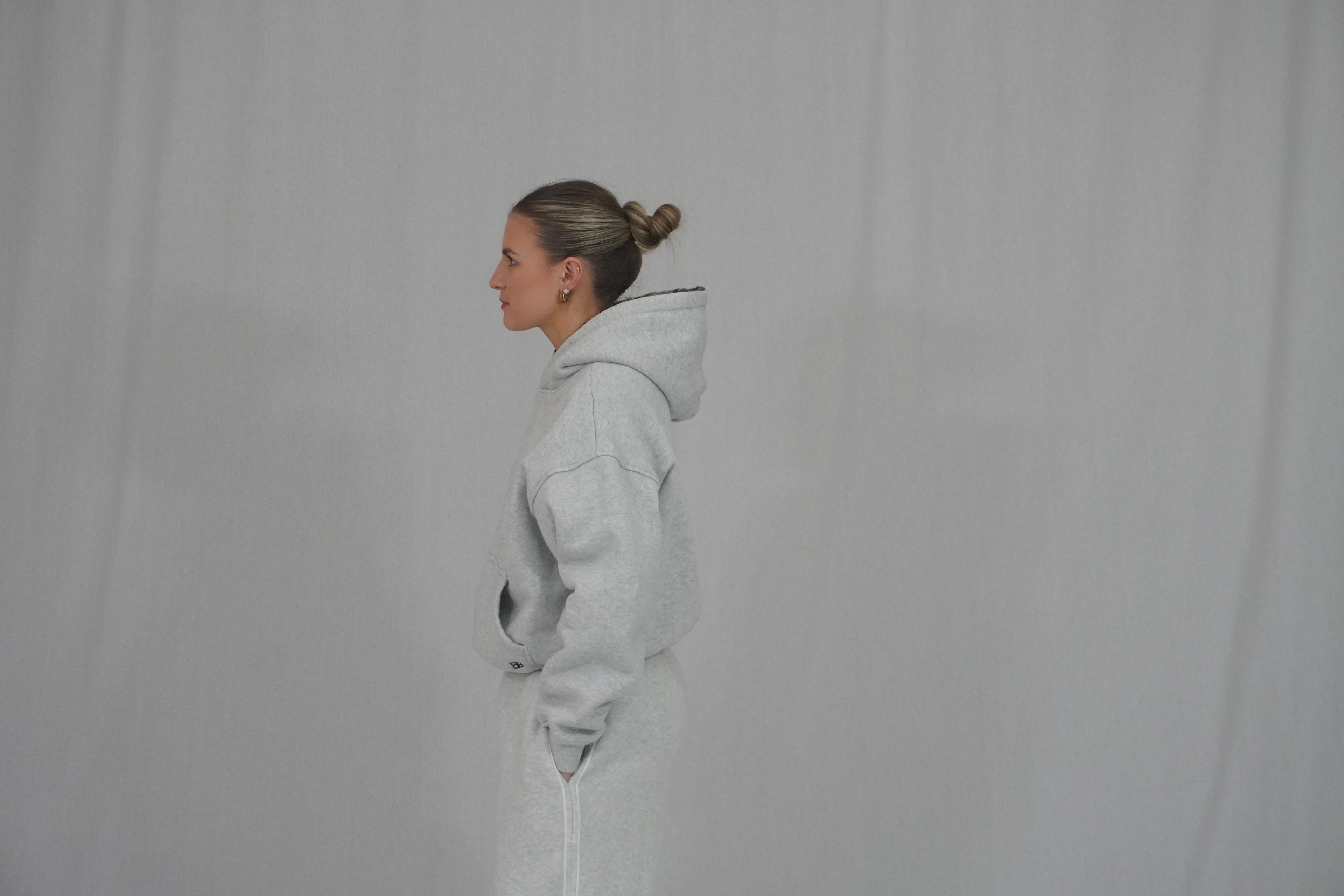 Leopard Hoodie GREY