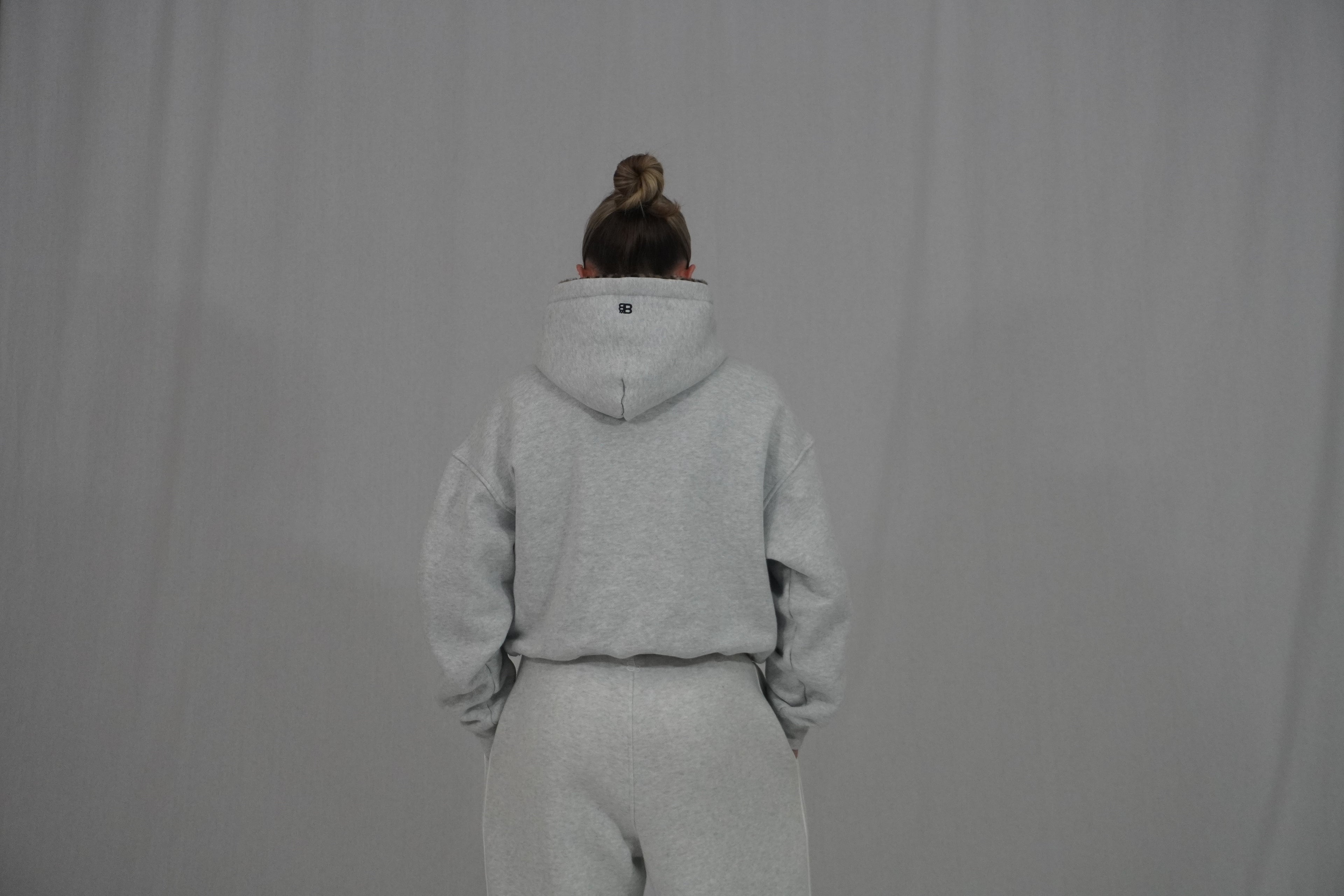 Leopard Hoodie GREY