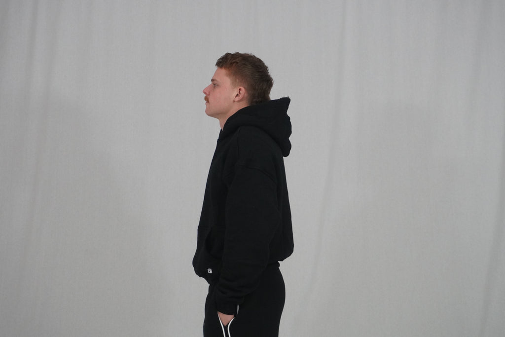 Leopard Hoodie BLACK