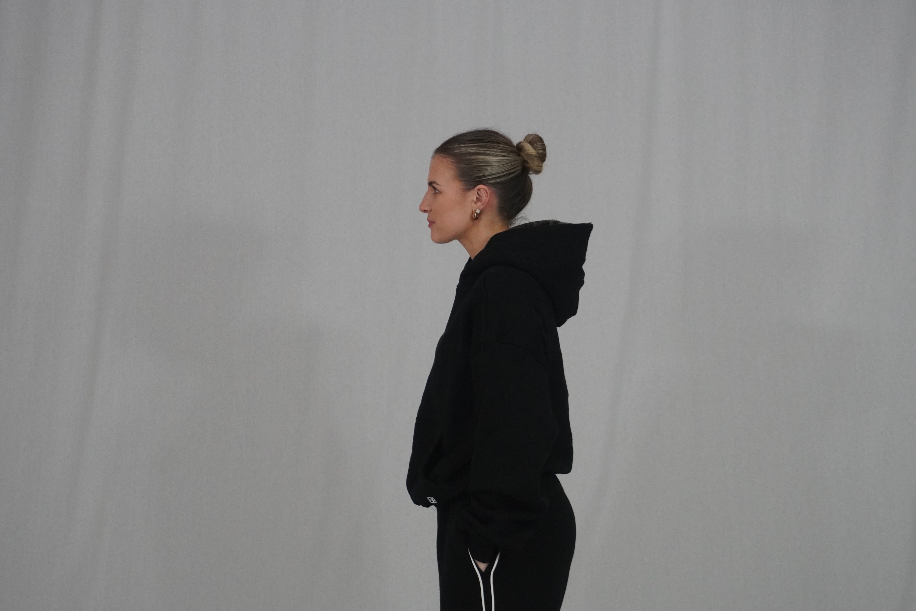 Leopard Hoodie BLACK