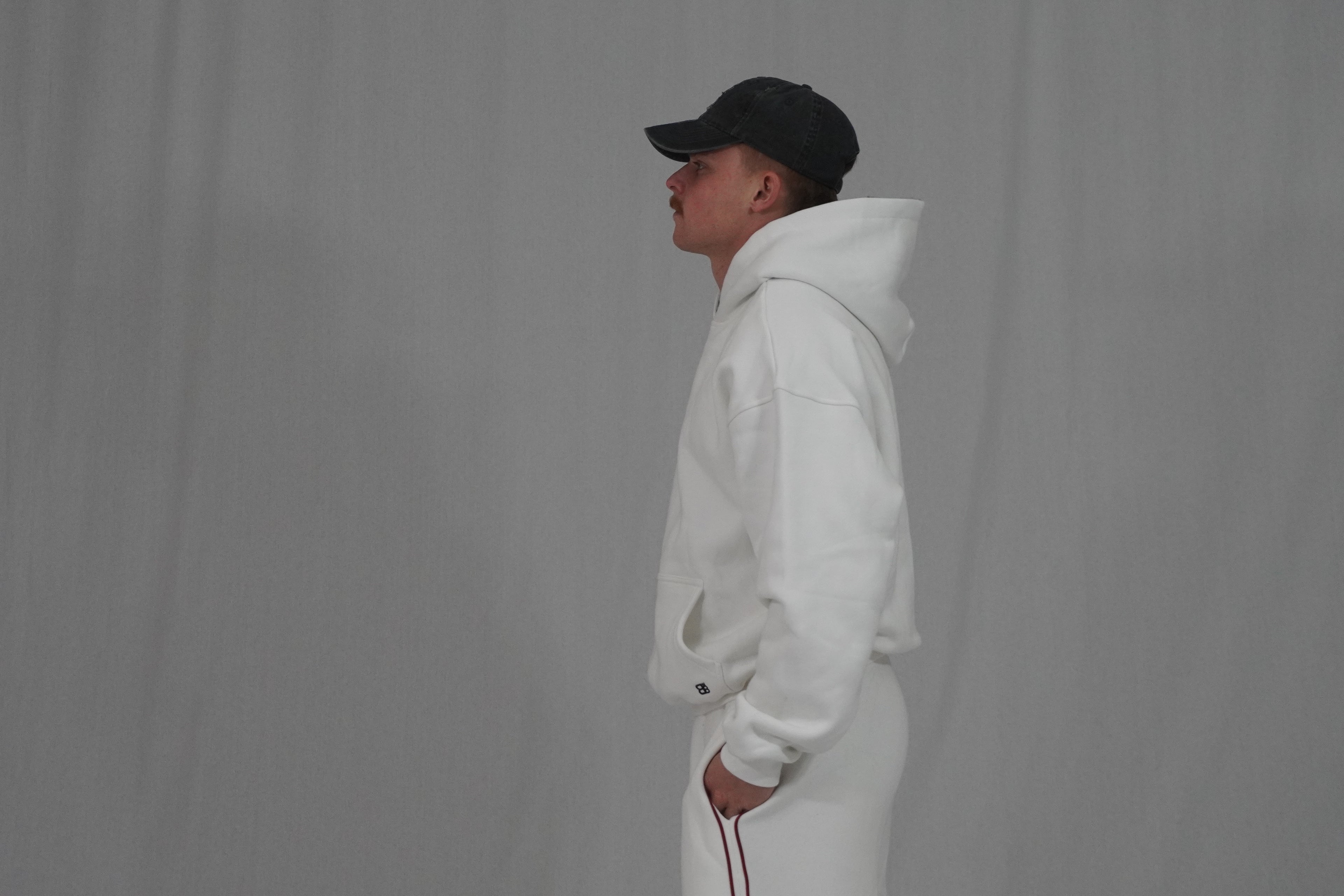 Leopard Hoodie WHITE