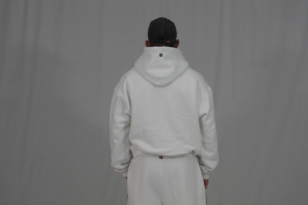 Leopard Hoodie WHITE