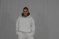 Leopard Hoodie WHITE