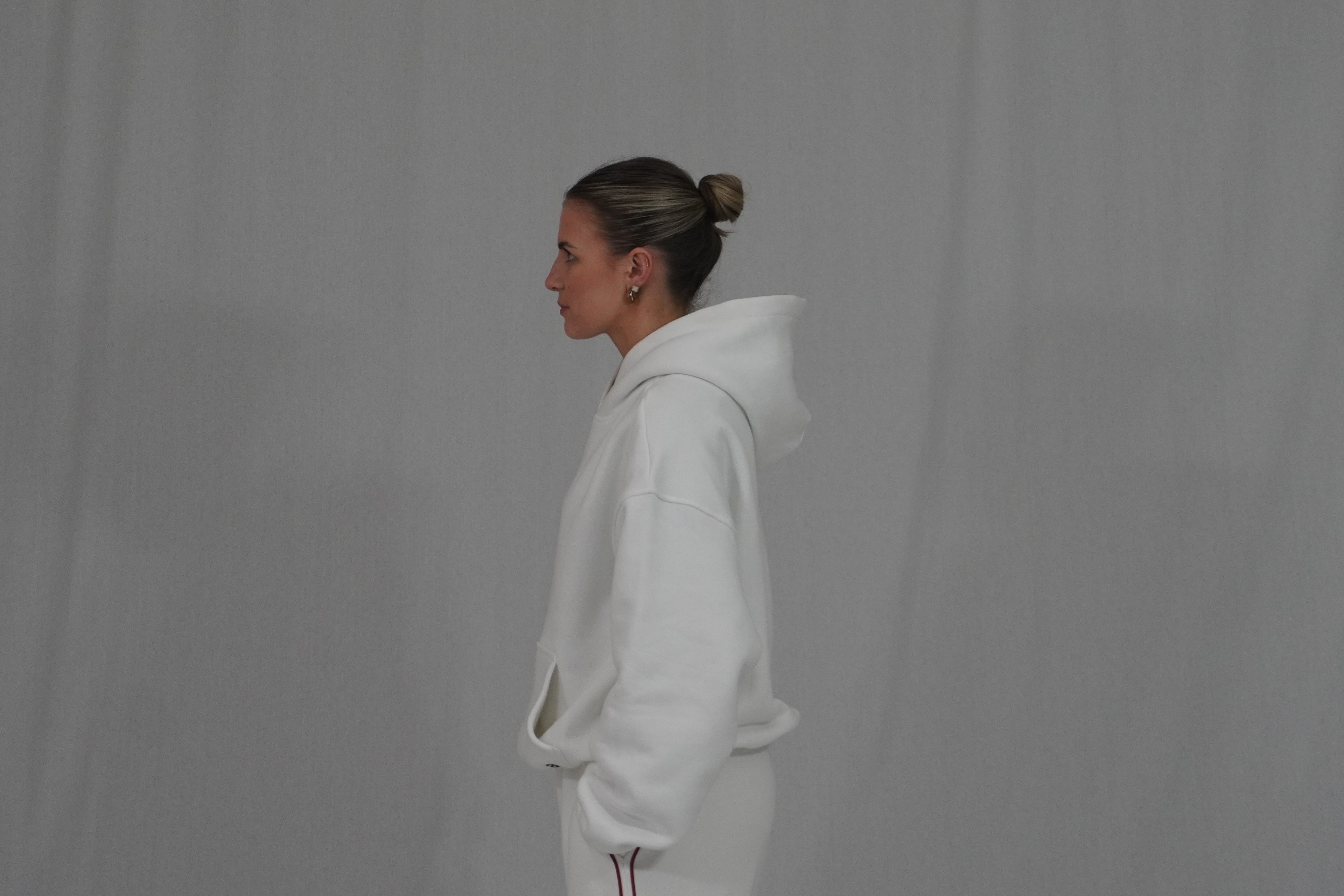 Leopard Hoodie WHITE